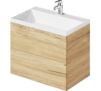 Тумба с раковиной подвесная ИТАНА Icon 70 699x448x581 Дуб Мавелла Голд 4657836465396