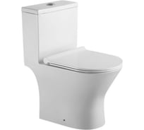 Унитаз моноблок напольный Stella Polar с сиденьем, Мурсия KN1197000, белый SP-00001858