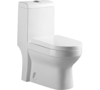 Унитаз моноблок напольный Stella Polar с сиденьем, Кадис KN6171000, белый SP-00001859