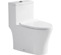 Унитаз моноблок напольный Stella Polar с сиденьем, Толедо KN6291000, белый SP-00001852