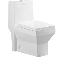 Унитаз моноблок напольный Stella Polar с сиденьем, Бургос KN6184000, белый SP-00001889