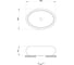 Накладная раковина Lavinia Boho Bathroom Sink, 48*34 см (глянцевая белая) 33311089 6