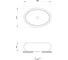 Накладная раковина Lavinia Boho Bathroom Sink, 46*31 см (глянцевая белая) 33311089 6