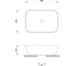 Накладная раковина Lavinia Boho Bathroom Sink, 46*32 см (глянцевая белая) 33311101 6