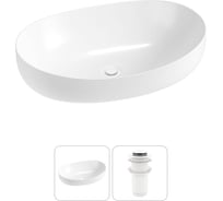 Комплект Lavinia Boho 2 в 1 Bathroom Sink накладная раковина 63x42 см 3331111 20215511R