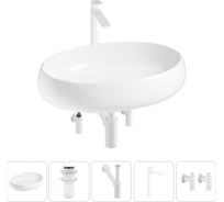 Комплект Lavinia Boho 5 в 1 Bathroom Sink накладная раковина 60x40 см 3331109 20215110R