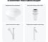 Комплект Lavinia Boho 4 в 1 Bathroom Sink накладная раковина 42x42 см 3331109 20215800R 11
