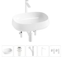 Комплект Lavinia Boho 5 в 1 Bathroom Sink накладная раковина 54x41 см 3331110 20215411R