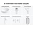 Комплект Lavinia Boho 6 в 1 Bathroom Sink накладная раковина 50x36 см 3331108 20219252R 12