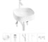 Комплект Lavinia Boho 5 в 1 Bathroom Sink накладная раковина 42x42 см 3331108 20215459R 1