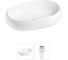Комплект Lavinia Boho 2 в 1 Bathroom Sink накладная раковина 56x33 см 3331109 20215082R 1