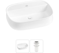 Комплект Wellsee 2 в 1 Lavinia Boho Bathroom Sink накладная раковина 55x40 см 3331108 20215495R