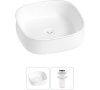 Комплект Wellsee 2 в 1 Lavinia Boho Bathroom Sink накладная раковина 42x42 см 3331108 20215447R
