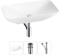 Набор Wellsee 3 в 1 Demure накладная раковина 70x38 см 323202000, 1 20214603R