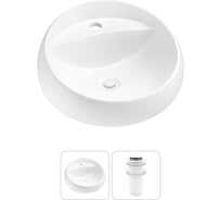 Комплект Wellsee 2 в 1 Lavinia Boho Bathroom Sink накладная раковина 43x43 см 3331109 20215114R