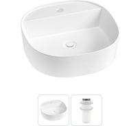 Комплект Wellsee 2 в 1 Lavinia Boho Bathroom Sink накладная раковина 44x44 см 3331112 20215178R