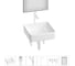 Набор Wellsee 6 в 1 Festive Fox 2.0 накладная раковина 40x40 см 319 20218056R 1