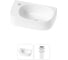 Комплект Wellsee 2 в 1 Lavinia Boho Bathroom Sink накладная/подвесная раковина 40x22 см 20216332R 1