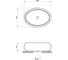 Накладная раковина Lavinia Boho Bathroom Sink, 60*40 см (глянцевая белая) 33311091 6