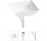 Комплект Wellsee 3 в 1 Lavinia Boho Bathroom Sink накладная раковина 42x42 см 3331111 20215166R 1