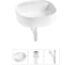 Комплект Wellsee 3 в 1 Lavinia Boho Bathroom Sink накладная раковина 44x44 см 3331112 20215182R 1