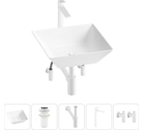 Комплект Wellsee 5 в 1 Lavinia Boho Bathroom Sink накладная раковина 42x42 см 3331111 20215174R