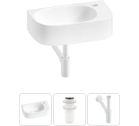 Комплект Wellsee 3 в 1 Lavinia Boho Bathroom Sink накладная/подвесная раковина 40x22 см 20216308R