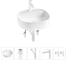 Комплект Wellsee 5 в 1 Lavinia Boho Bathroom Sink накладная раковина 44x44 см 3331112 20215190R 1