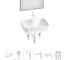Комплект Wellsee 6 в 1 Lavinia Boho Bathroom Sink накладная раковина 48x37 см 3331110 20219348R 1