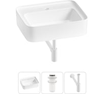 Комплект Wellsee 3 в 1 Lavinia Boho Bathroom Sink накладная/подвесная раковина 50x40 см 20215323R