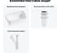 Комплект Wellsee 3 в 1 Lavinia Boho Bathroom Sink накладная/подвесная раковина 50x40 см 20215323R 9
