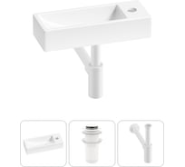 Комплект Wellsee 3 в 1 Lavinia Boho Bathroom Sink накладная/подвесная раковина 38x14 см 20215944R