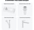 Комплект Wellsee 4 в 1 Lavinia Boho Bathroom Sink накладная/подвесная раковина 43x18 см 20216284R 12