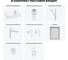 Комплект Wellsee 7 в 1 Lavinia Boho Bathroom Sink накладная/подвесная раковина 40x20 см 20219576R 13
