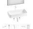 Комплект Wellsee 6 в 1 Lavinia Boho Bathroom Sink накладная раковина 75x40 см 3331109 20219380R 1