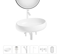 Комплект Wellsee 6 в 1 Lavinia Boho Bathroom Sink накладная раковина 60x40 см 3331109 20219268R
