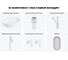 Комплект Wellsee 6 в 1 Lavinia Boho Bathroom Sink накладная раковина 60x40 см 3331109 20219268R 12