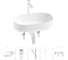 Комплект Wellsee 5 в 1 Lavinia Boho Bathroom Sink накладная раковина 55x35 см 3331112 20215836R 1