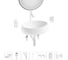 Комплект Wellsee 7 в 1 Lavinia Boho Bathroom Sink накладная раковина 50x36 см 3331108 20219256R 1