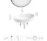 Комплект Wellsee 7 в 1 Lavinia Boho Bathroom Sink накладная раковина 63x42 см 3331111 20219480R 1