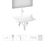 Комплект Wellsee 6 в 1 Lavinia Boho Bathroom Sink накладная раковина 59x39 см 3331111 20219364R 1