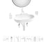 Комплект Wellsee 7 в 1 Lavinia Boho Bathroom Sink накладная/подвесная раковина 58x40 см 20219288R 1