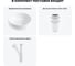Комплект Wellsee 3 в 1 Lavinia Boho Bathroom Sink накладная раковина 40x40 см 3331108 20215054R 9