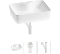 Комплект Wellsee 3 в 1 Lavinia Boho Bathroom Sink накладная раковина 48x37 см 3331110 20215262R