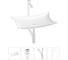 Комплект Wellsee 4 в 1 Lavinia Boho Bathroom Sink накладная раковина 59x39 см 3331111 20215298R 1