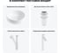 Комплект Wellsee 4 в 1 Lavinia Boho Bathroom Sink накладная раковина 36x36 см 3331108 20215042R 11