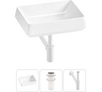 Комплект Wellsee 3 в 1 Lavinia Boho Bathroom Sink накладная раковина 50x38 см 3331111 20215435R