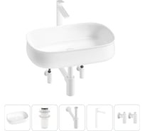 Комплект Wellsee 5 в 1 Lavinia Boho Bathroom Sink накладная раковина 55x40 см 3331108 20215475R