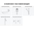 Комплект Wellsee 5 в 1 Lavinia Boho Bathroom Sink накладная раковина 55x40 см 3331108 20215475R 11