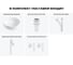 Комплект Wellsee 5 в 1 Lavinia Boho Bathroom Sink накладная раковина 40x40 см 3331108 20215062R 11